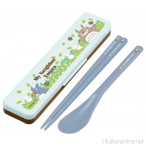 Skater Combi set chopsticks spoon set My Neighbor Totoro sky blue CCS3SA - B01AL3B8I8
